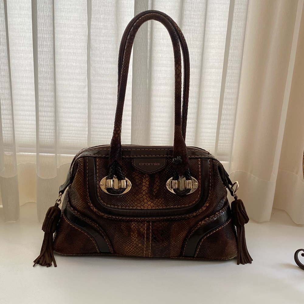 VINTAGE CROMIA Genuine Leather Bag